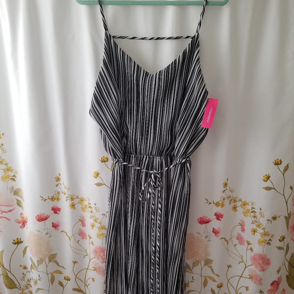 Striped jumpsuit